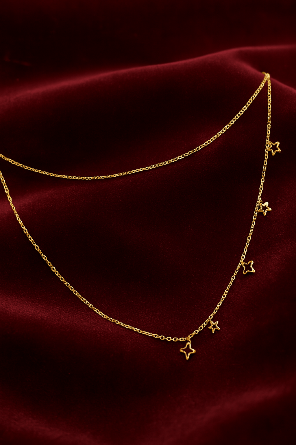 Gold-Plated Star Waist Chain for Women | Trendy Belly Chain