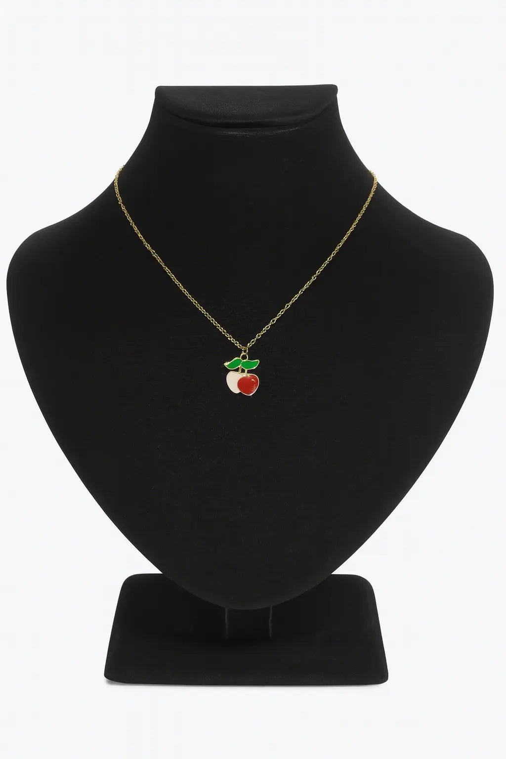 Cherry Pendant Necklace | Gold-Plated Cute Fruit Jewellery - ASTARRA